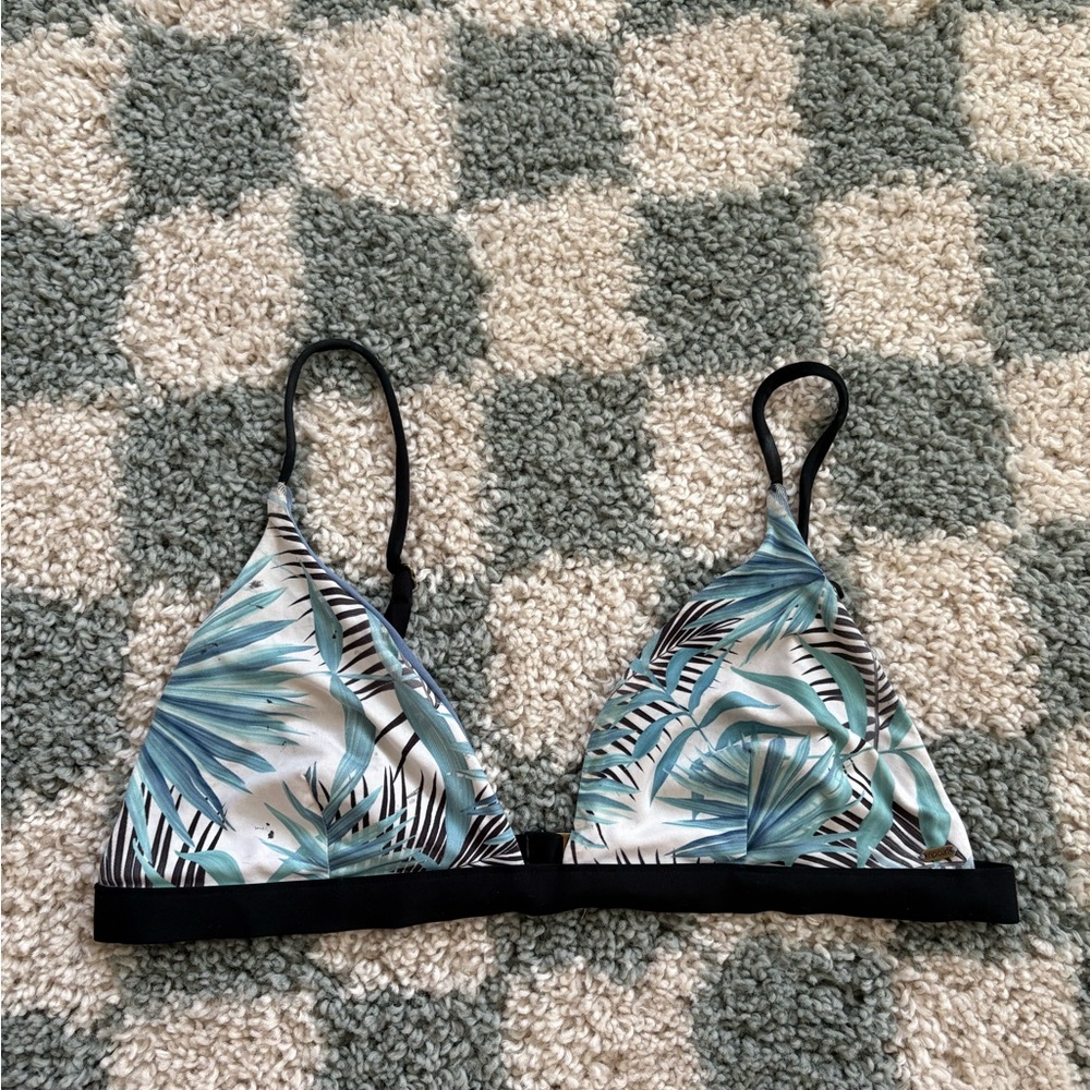Rip Curl Tropical Print Reversible Bikini Top